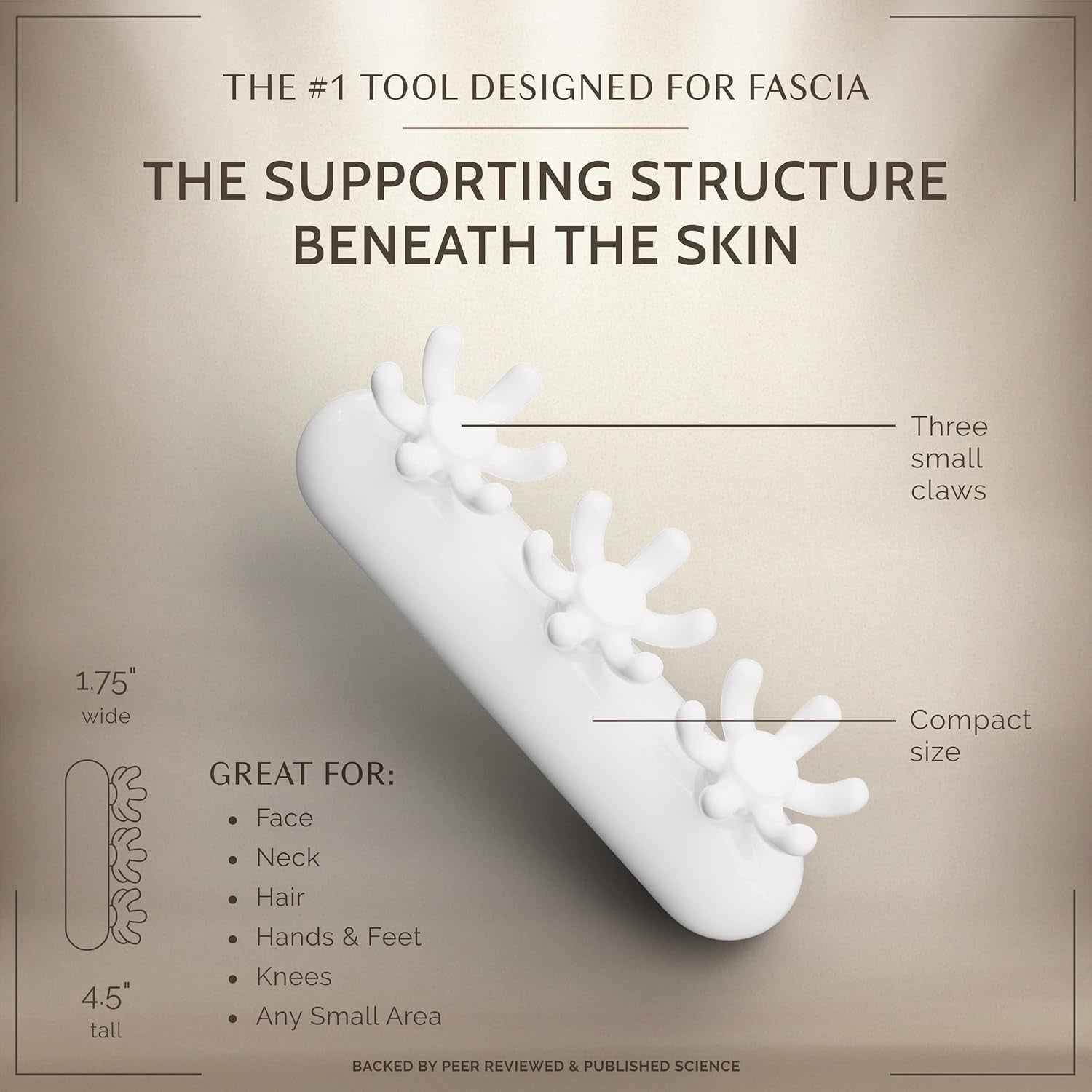FasciaBlaster The FaceBlaster by Ashley Black | Targeted Facial Fascia Tool for Collagen Boosting & Skin Tightening
