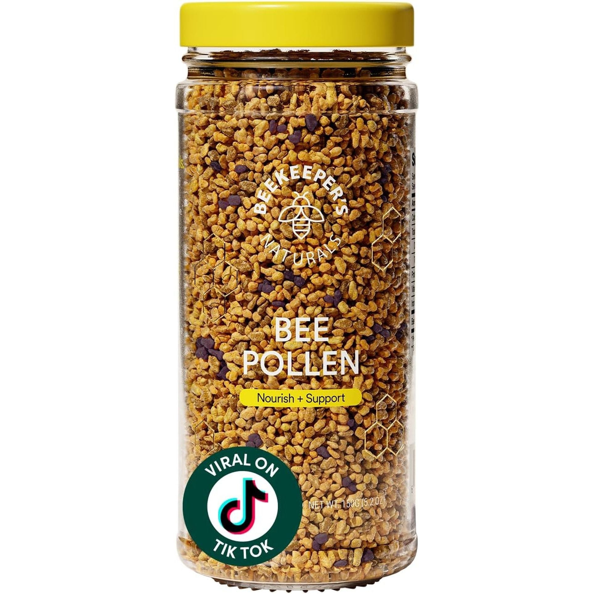 Beekeeper's Naturals Bee Pollen - 150g | Nature’s Multivitamin for Energy & Recovery