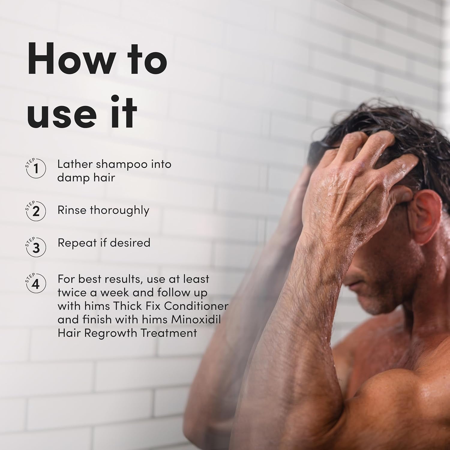 Hims Dandruff Detox Anti-Dandruff Shampoo  190ml (2 Pack) | Pyrithione Zinc & Argan Oil for Flake-Free, Healthy Hair