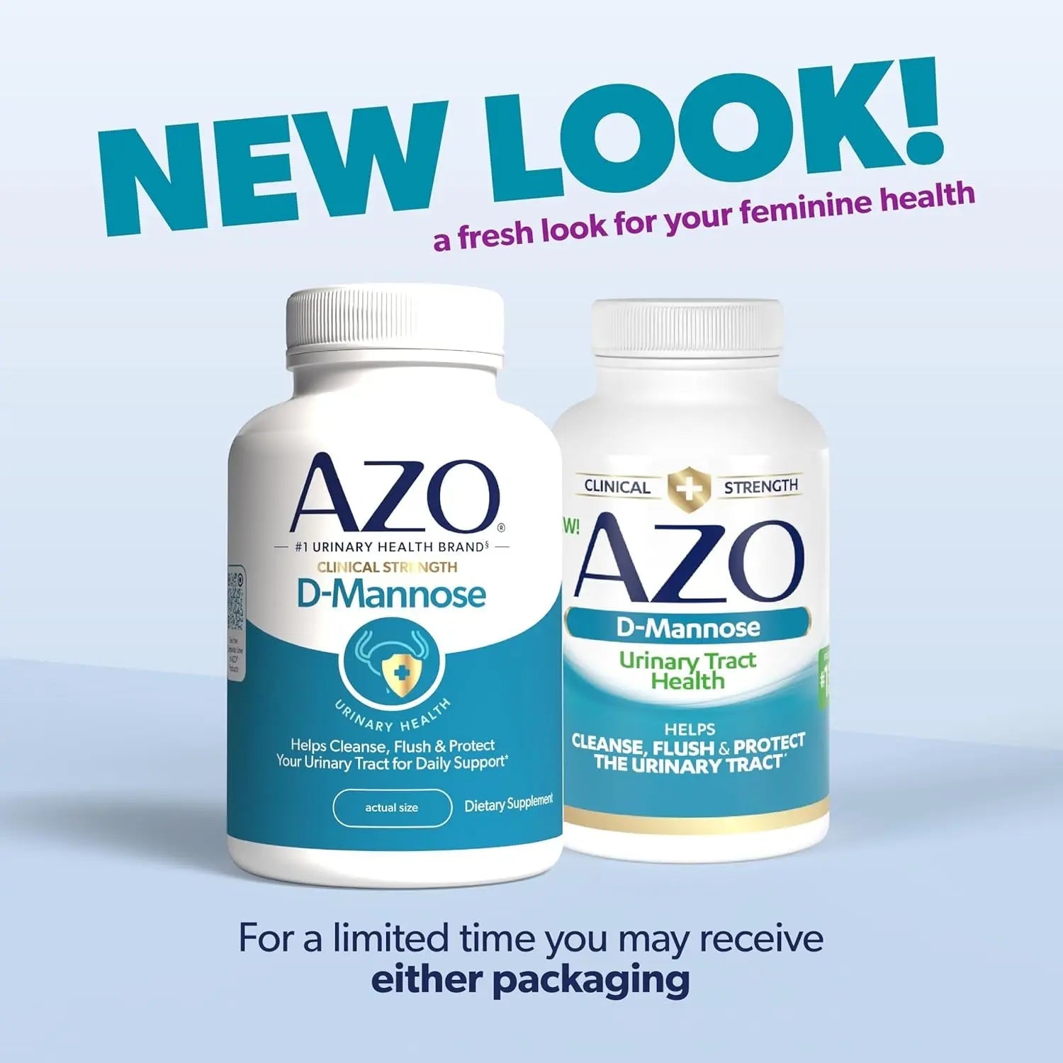 AZO Clinical Strength D-Mannose – 120 Capsules | Daily Support to Cleanse, Flush & Protect the Urinary Tract