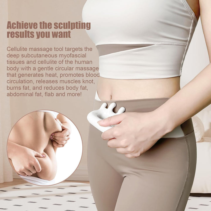 VEMOKY Fascia Release Massager Tool | Anti-Cellulite, Deep Tissue & Lymphatic Drainage Massage Roller