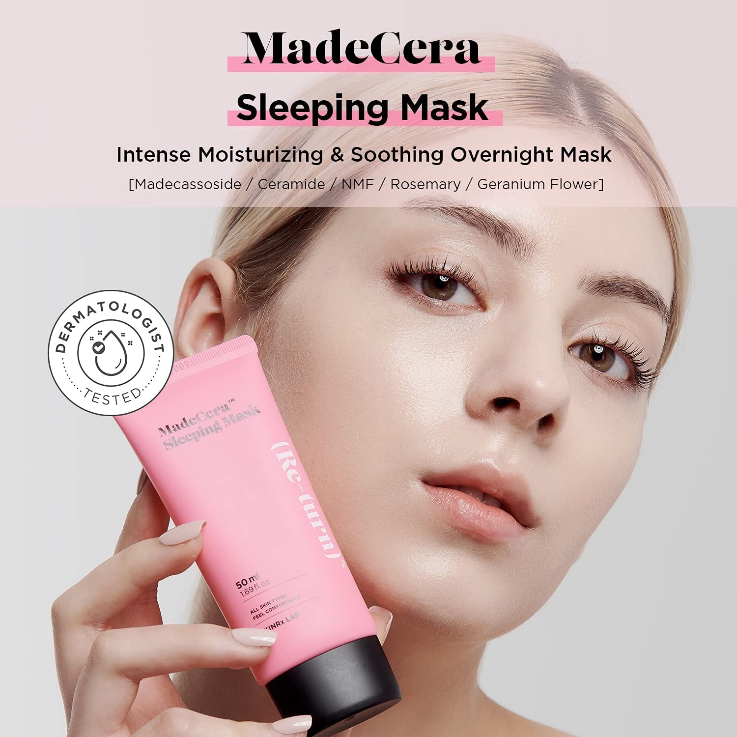 BEISIKS SKINRxLAB MadeCera Sleeping Mask – 50ml | Overnight Hydration & Skin Renewal for Glowing, Supple Skin