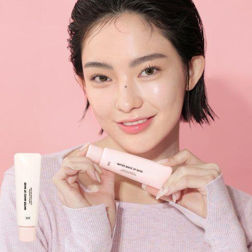 3CE Water Makeup Base SPF50+ PA++++ 45ml | Hydrating &amp; Tone-Correcting Primer