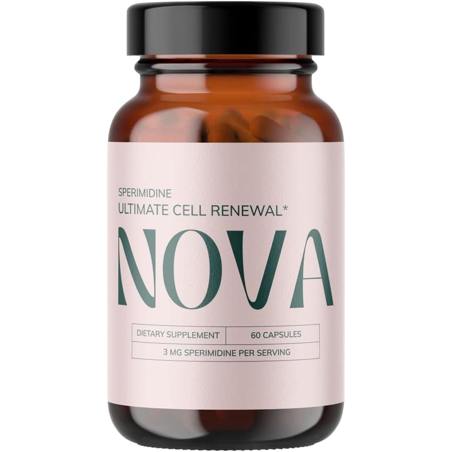 ULTIMATE CELL RENEWAL NOVA Spermidine Supplements 60 Capsules | Anti-Aging, Cellular Detox & Longevity Support