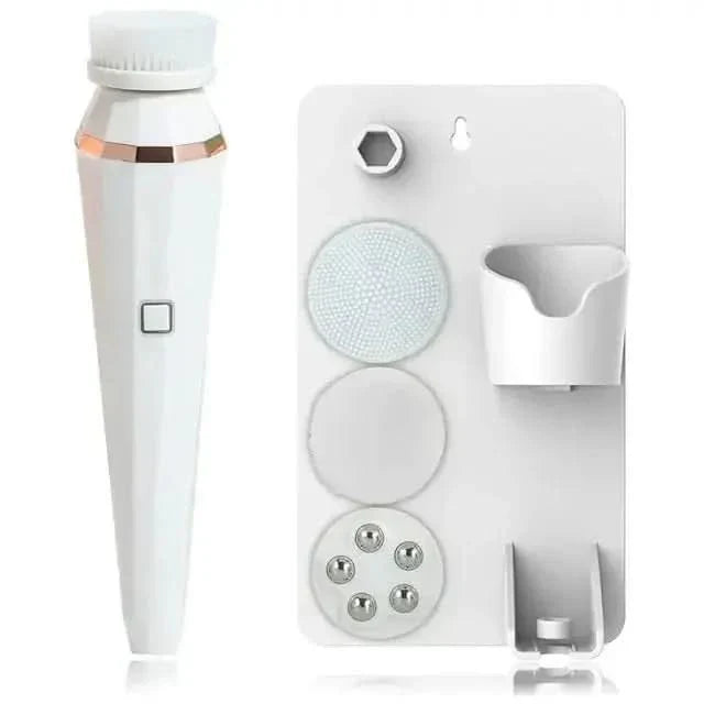 4-in-1 Facial Cleansing Brush: Cleanse, Exfoliate & Revitalize Your Skin