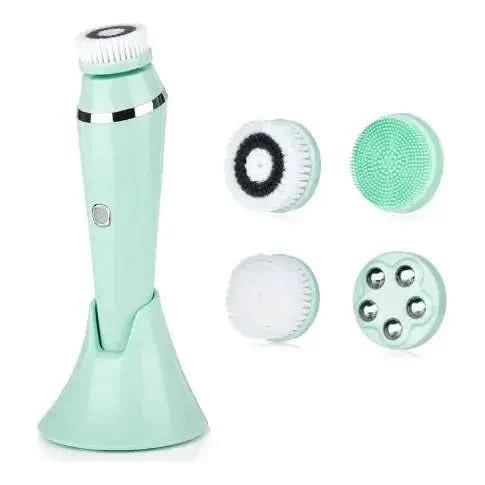4-in-1 Facial Cleansing Brush: Cleanse, Exfoliate & Revitalize Your Skin