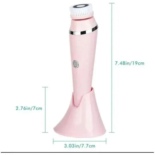 4-in-1 Facial Cleansing Brush: Cleanse, Exfoliate & Revitalize Your Skin