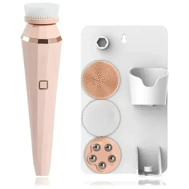 4-in-1 Facial Cleansing Brush: Cleanse, Exfoliate & Revitalize Your Skin