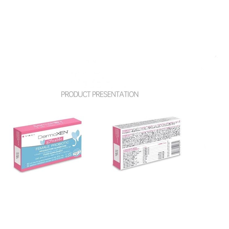 DERMOXEN Gynable Female Probiotics 30 Capsules | Triple Path Protection for Vaginal, Urinary & Gut Health