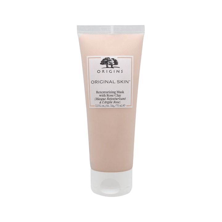 Origins Original Skin Retexturising Mask With Rose Clay 75ml | Deep Pore Cleanse & Glow Boosting Exfoliation for Instantly Smoother Skin