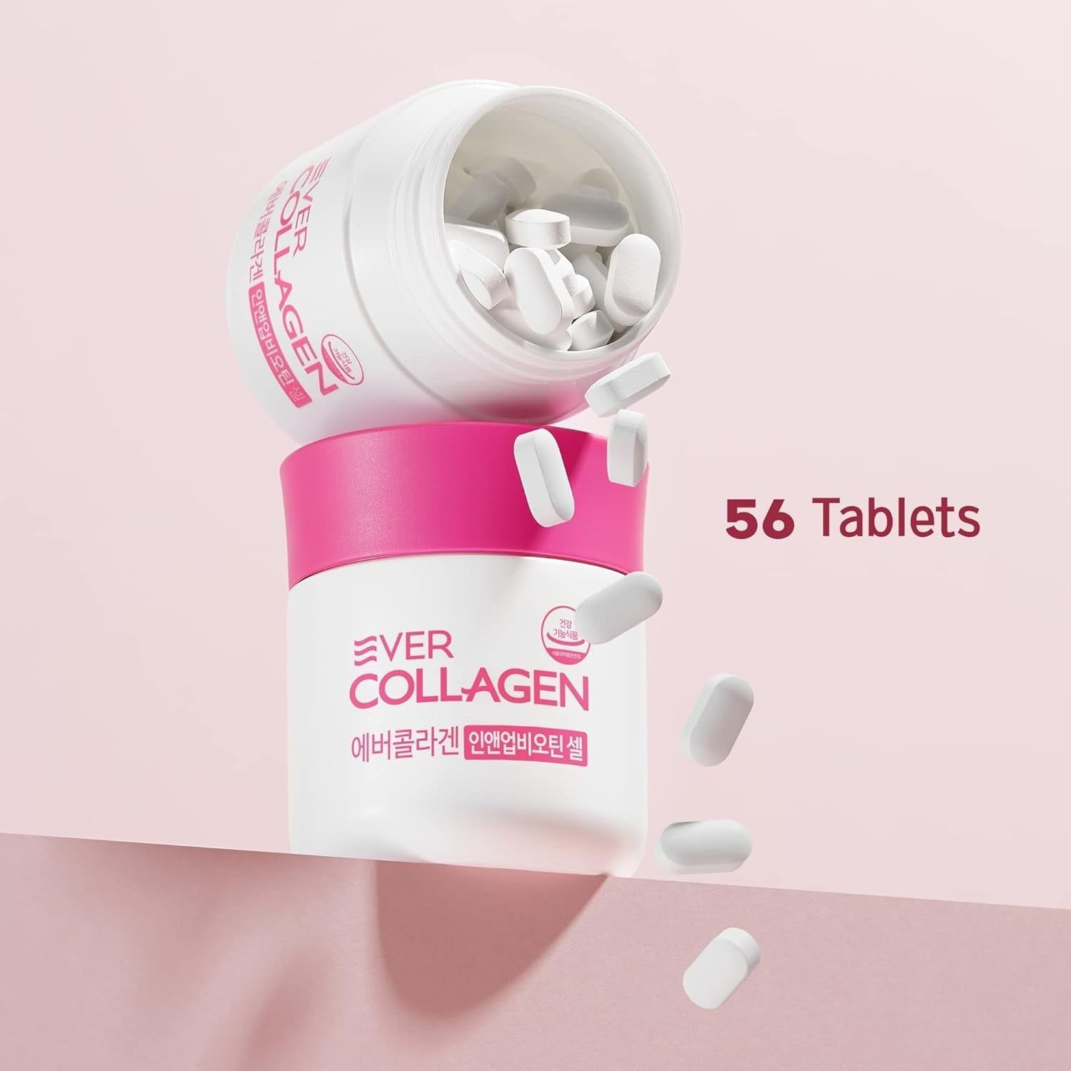 Ever Collagen In& Up Biotin Cell Tablets | Marine Collagen Peptides for Skin, Hair & Nails - 50ml