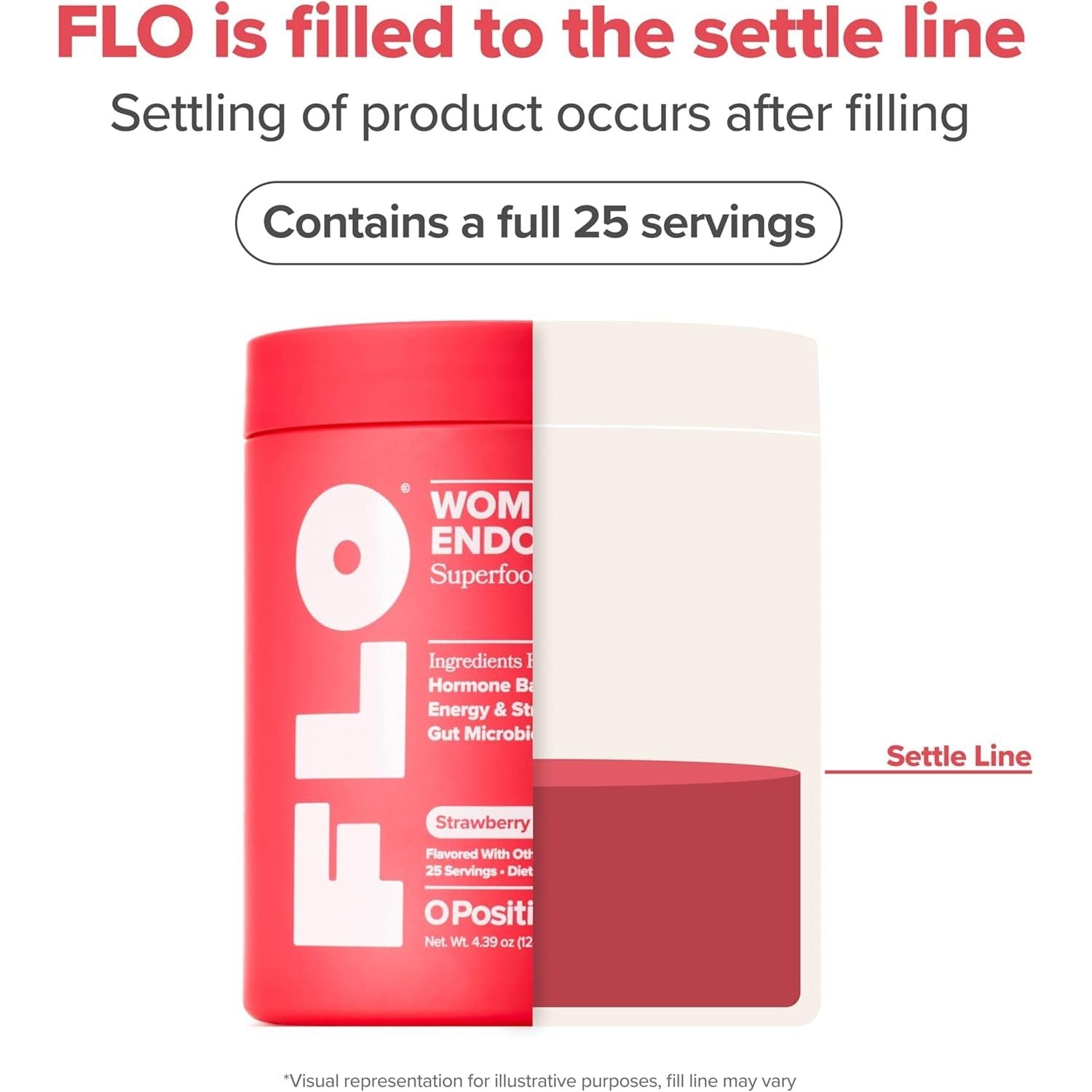 O Positiv FLO Women's Endocrine Superfood Powder 25 Servings