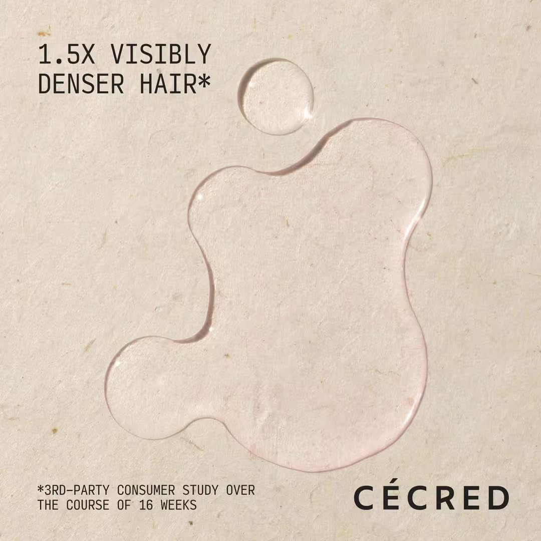 Cécred Restoring Hair & Edge Drops 50ml | Peptide-Infused Hair Serum for Fuller, Healthier Hair