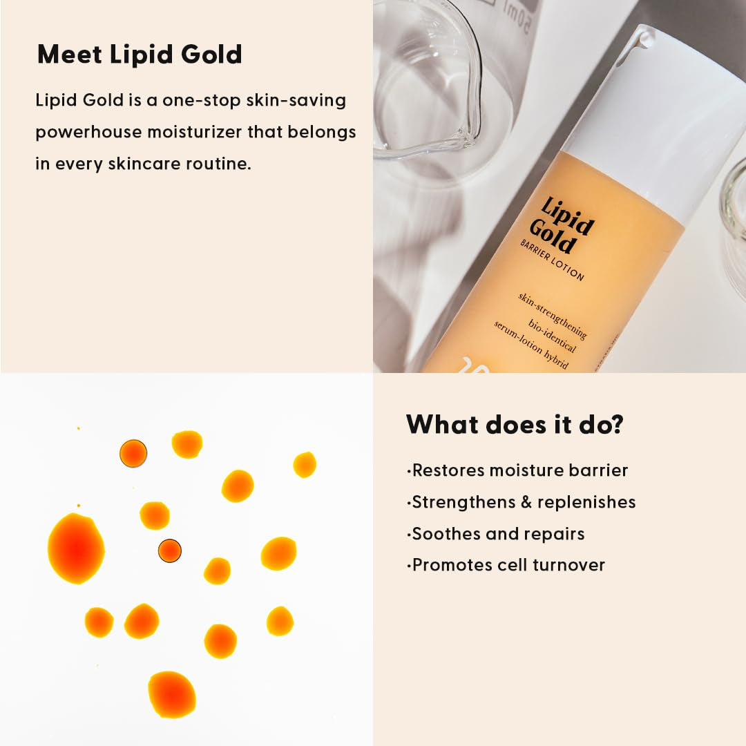 Stratia Lipid Gold Barrier Lotion – 50ml | Strengthens & Restores Skin Barrier
