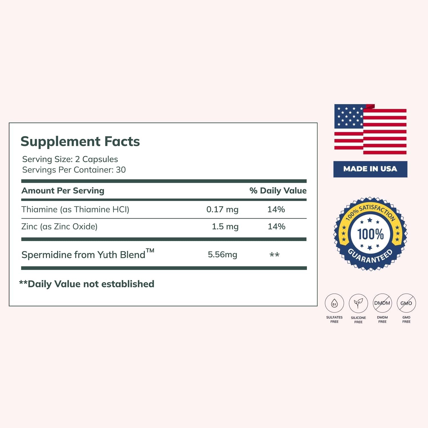 ULTIMATE CELL RENEWAL NOVA Spermidine Supplements 60 Capsules | Anti-Aging, Cellular Detox & Longevity Support