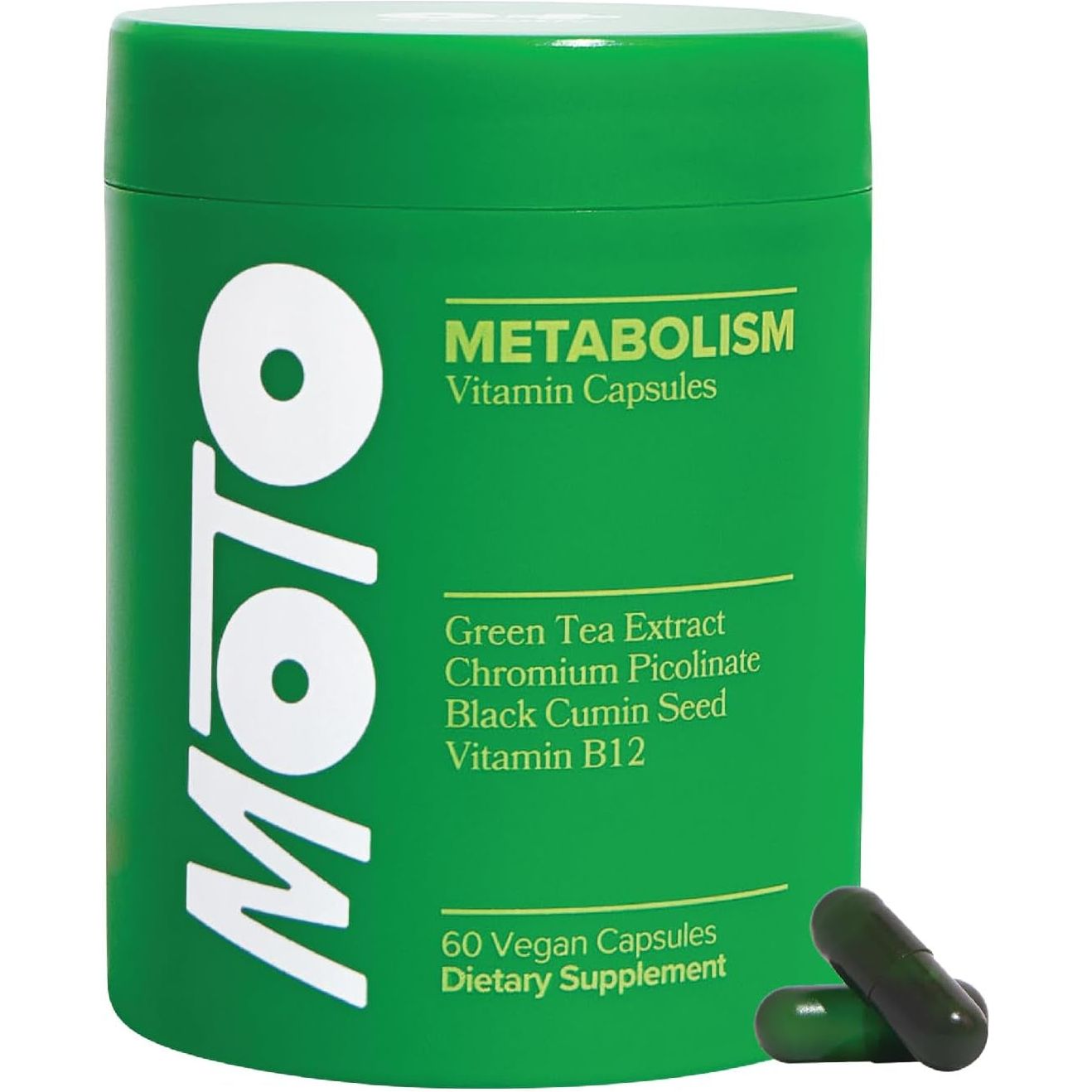 O Positiv MOTO Women's Metabolism Support & 60 Vegan Capsules The Science-Backed Metabolic Boost for Sustainable Energy & Appetite Control