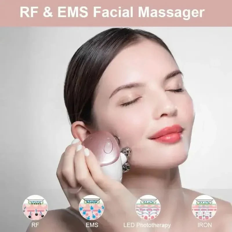5 in 1 Facial Massager: Your Ultimate Skincare Essential for Radiance & Rejuvenation