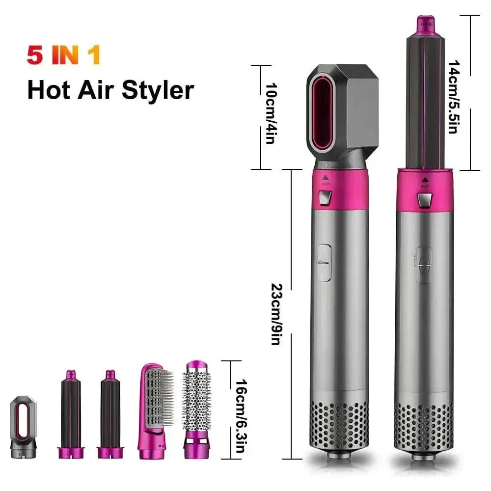 5 in 1 Hair Dryer Auto Curling Iron Dry, Smooth, Curl & Style Like a Pro