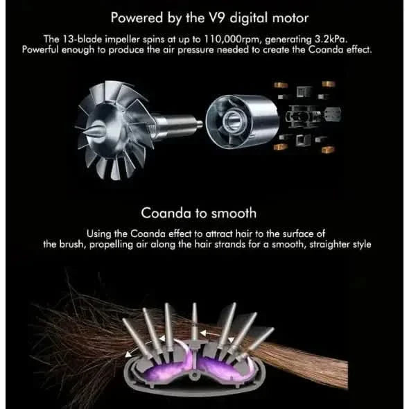 5-in-1 Multi Hair Styler & Curling Iron Versatile Styling Tool for Straightening, Curling, and Volumizing