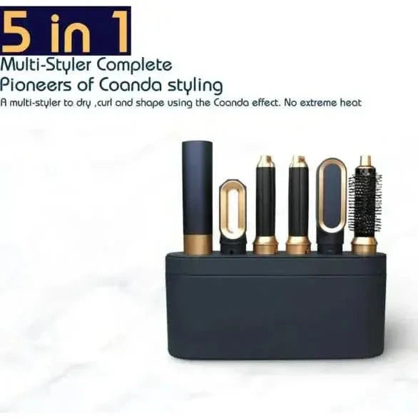 5-in-1 Multi Hair Styler & Curling Iron Versatile Styling Tool for Straightening, Curling, and Volumizing