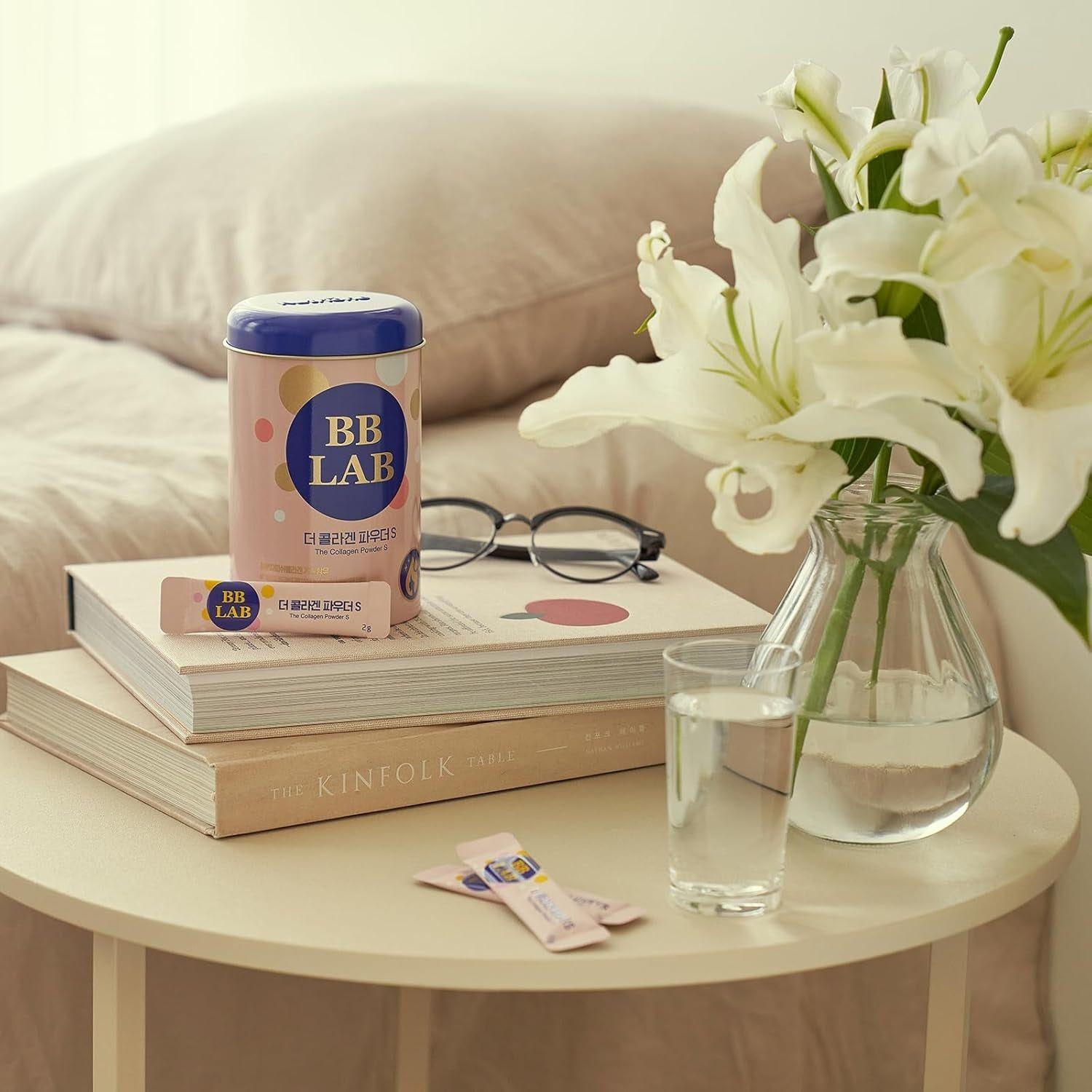 BB LAB The Collagen Powder S Plus - Grapefruit Flavor (30 Sticks) | Halal-Certified, Low-Molecular Marine Collagen for Radiant Skin