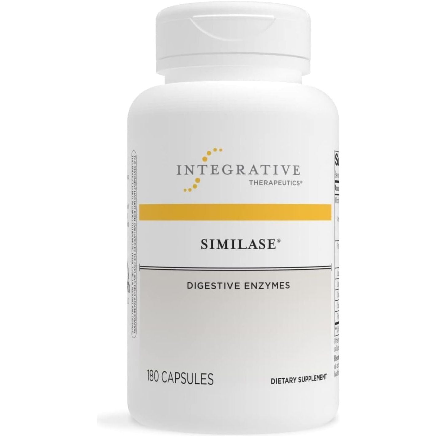 Integrative Therapeutics Similase Digestive Enzymes – 180 Capsules | Broad-Spectrum Plant-Based Digestive Support