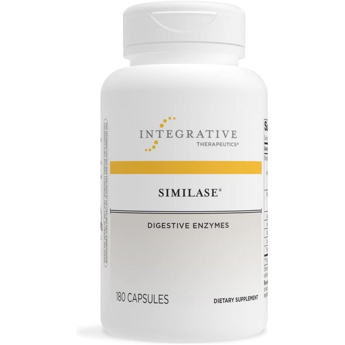 Integrative Therapeutics Similase Digestive Enzymes – 180 Capsules | Broad-Spectrum Plant-Based Digestive Support