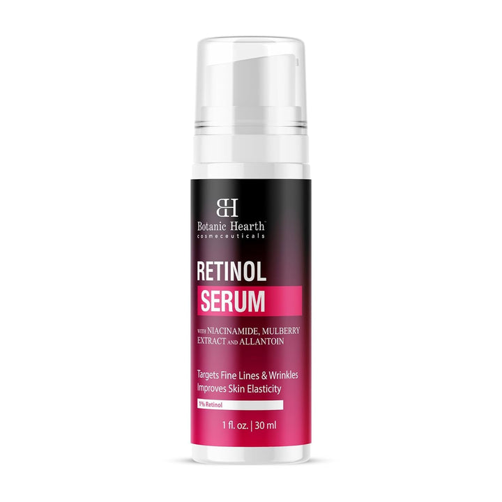 Botanic Hearth Retinol Serum 30ml | Anti-Aging Face Serum with Niacinamide & Mulberry for Firm, Radiant Skin