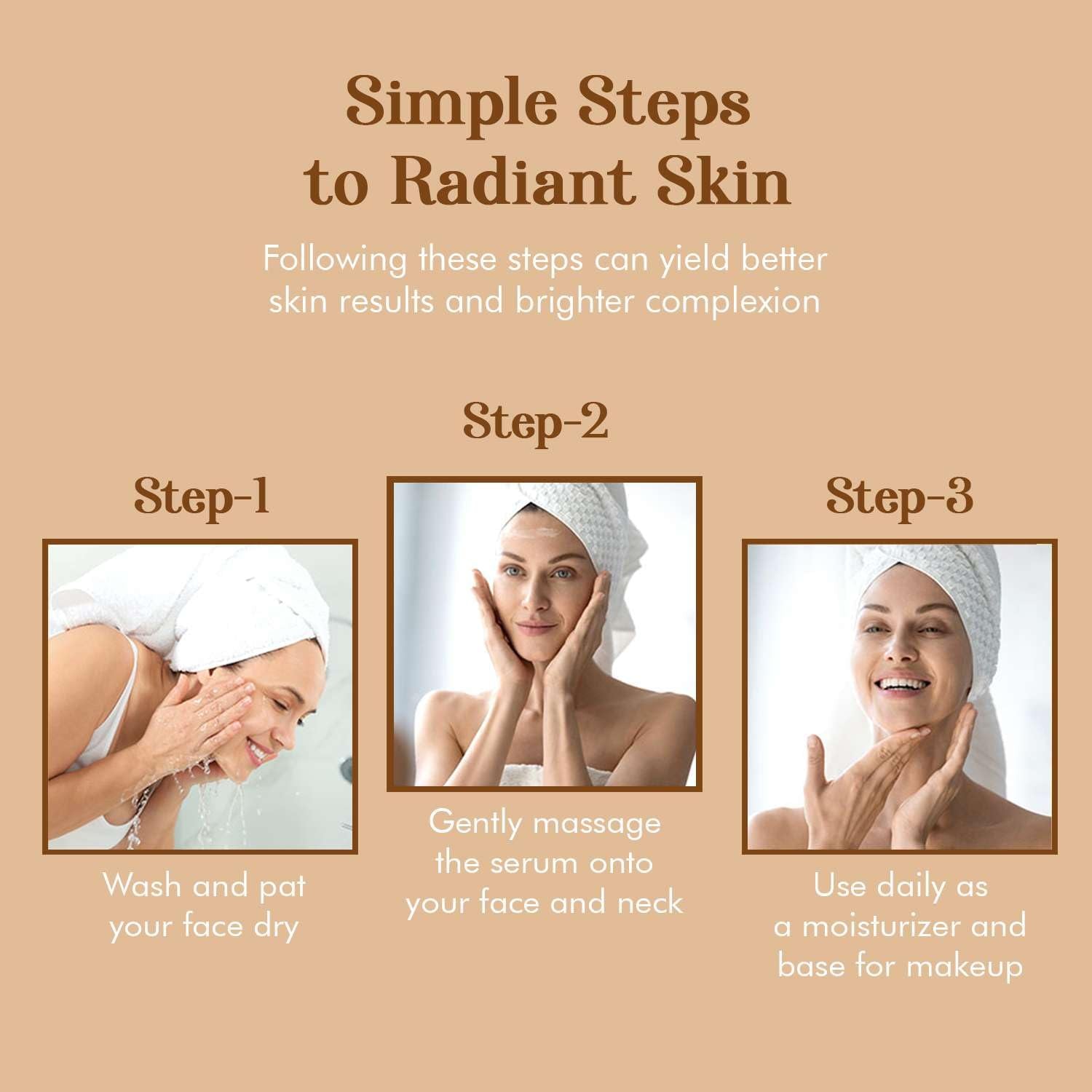 RevitaLux Vitamin C & Ceramides Brightening Face Serum & 2 fl. oz Hydrating & Anti-Aging Korean Skincare for Radiant, Smooth Skin