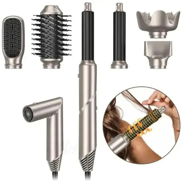 6-in-1 Folding Hair Dryer Compact, Powerful, and Versatile Styling Tool