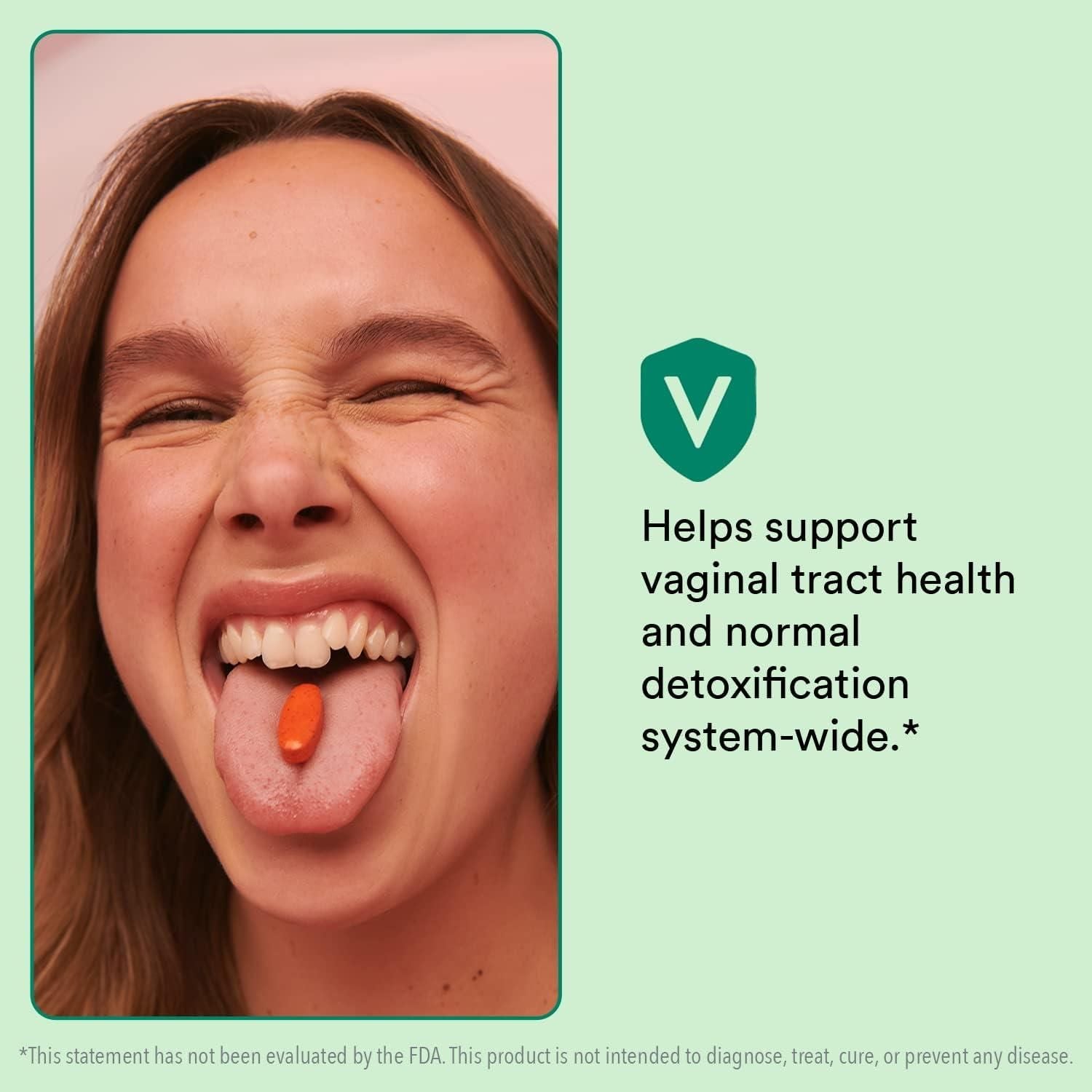 Love Wellness V Vitamin Feminine Balance Vaginal Health & Yeast Support | 30 Capsules Love Wellness