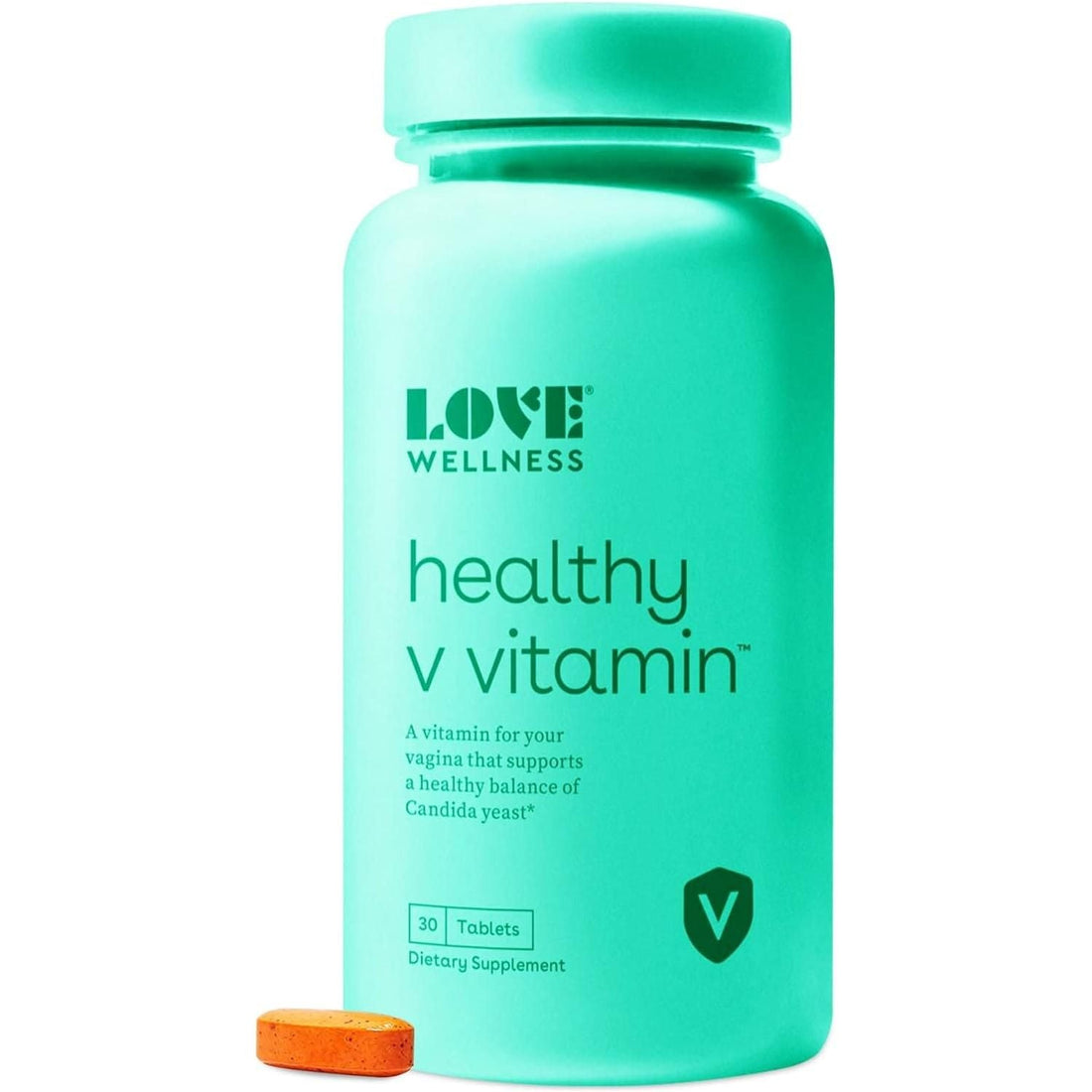 Love Wellness V Vitamin Feminine Balance Vaginal Health & Yeast Support | 30 Capsules Love Wellness