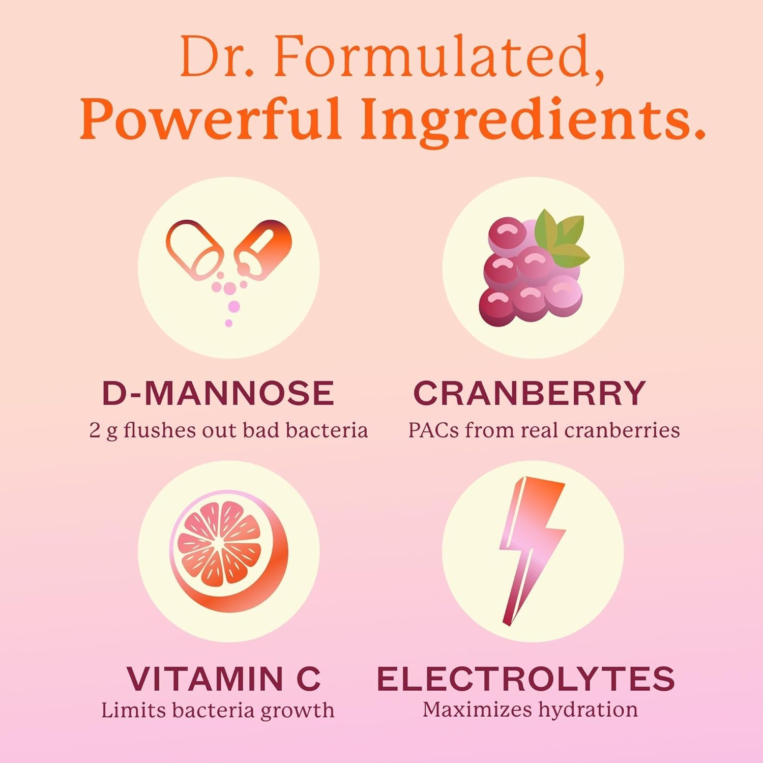 Cheeky Bonsai Bye Bye UTI 10 Hibiscus Lemonade Drink Mix Packets