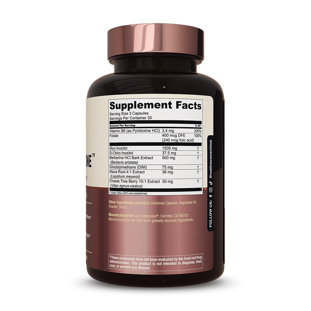 Live Conscious Beyond Hormone  90 Capsules | Natural Hormonal Balance for Women Rediscover your natural balance and vibrant energy.