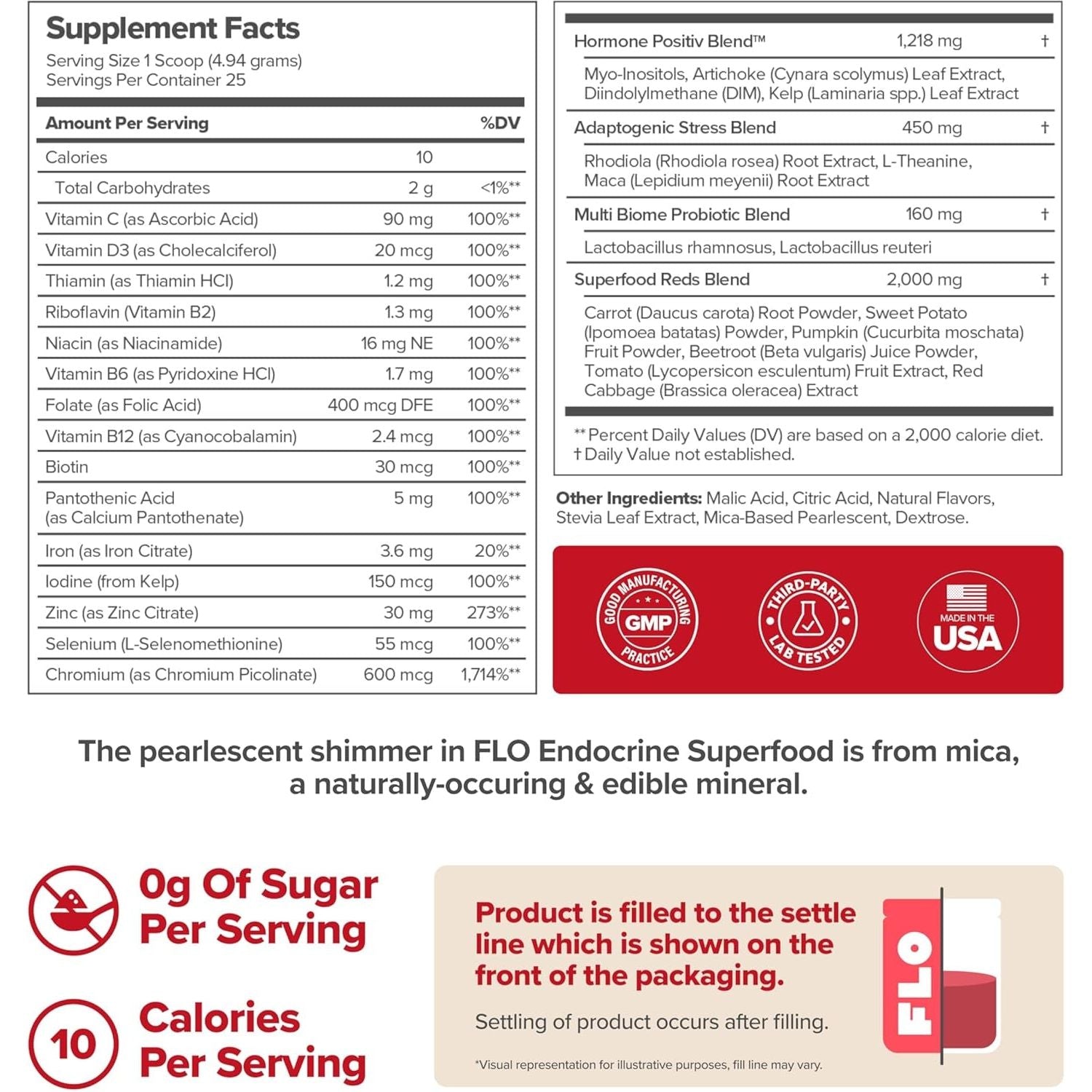 O Positiv FLO Women's Endocrine Superfood Powder 25 Servings