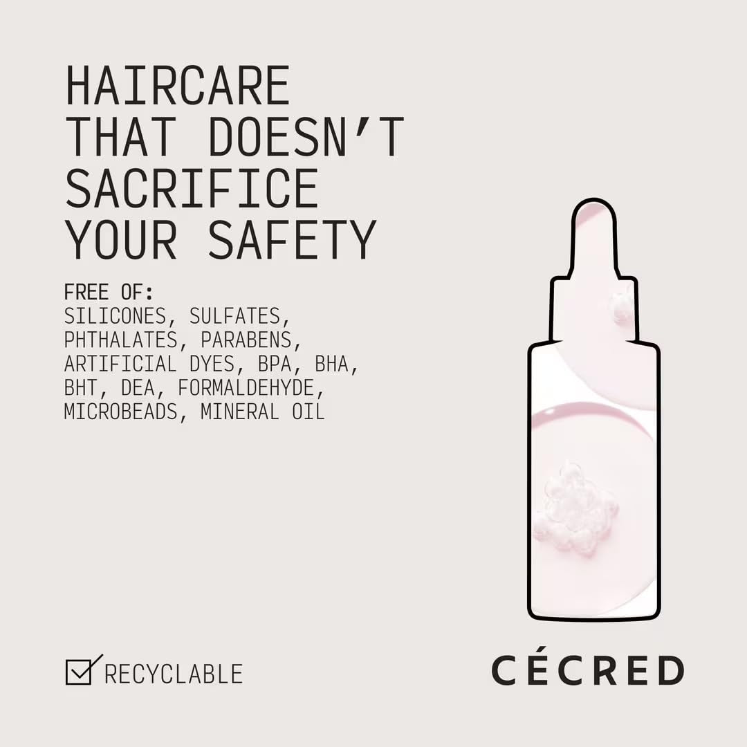 Cécred Restoring Hair & Edge Drops 50ml | Peptide-Infused Hair Serum for Fuller, Healthier Hair