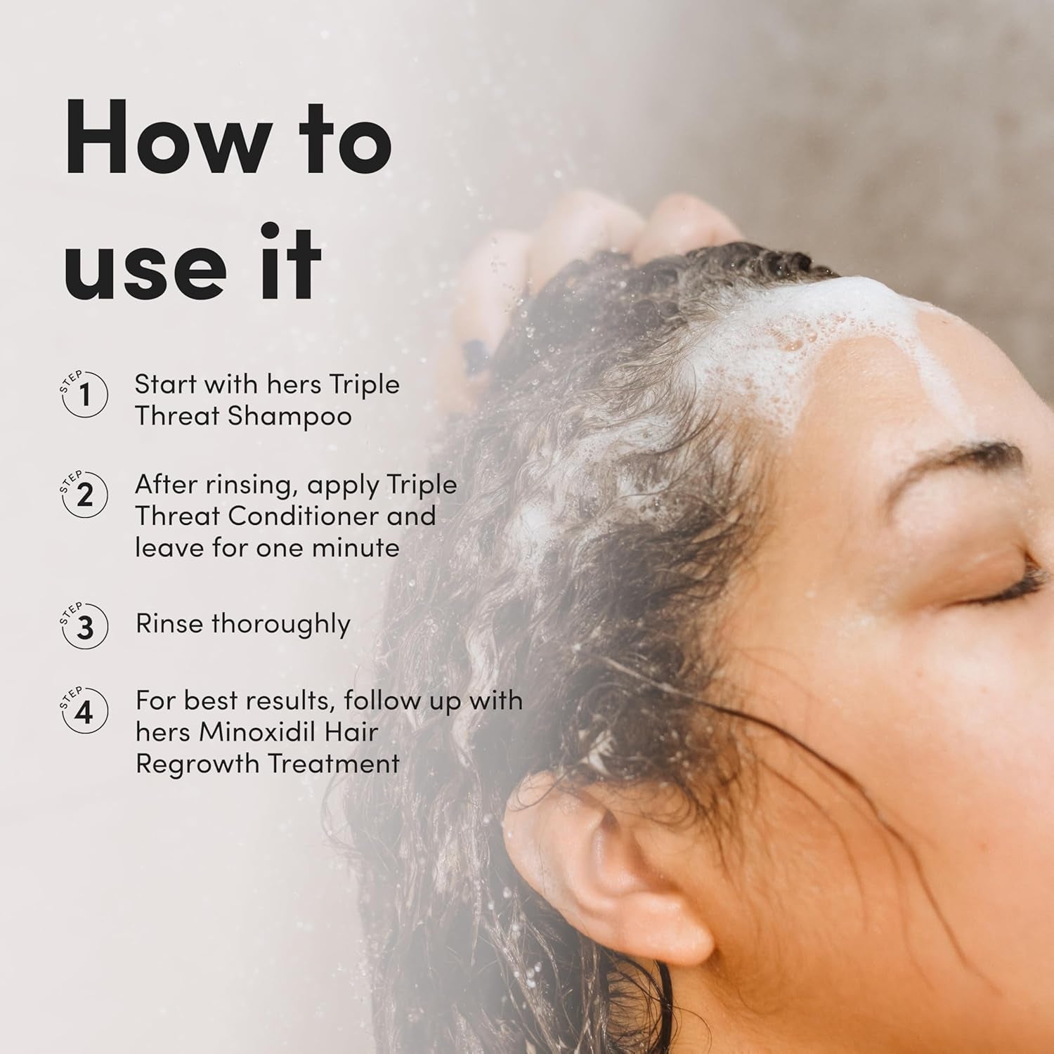 Hers Triple Threat Conditioner 2-Pack: Weightless Daily Conditioner for Fine & Thinning Hair