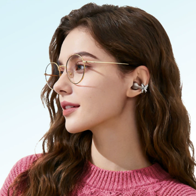 EDIFIER X Clip AI Ear-Clip Bluetooth Earbuds - Open Ear Wireless