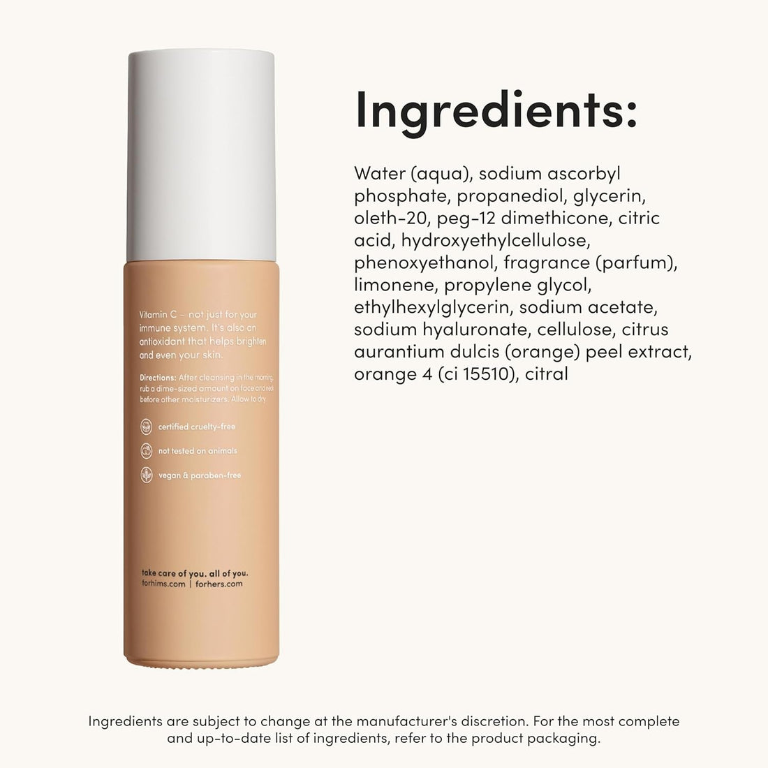 Hims Vitamin C Serum 30ml | Brightening & Anti-Ageing Serum for Men