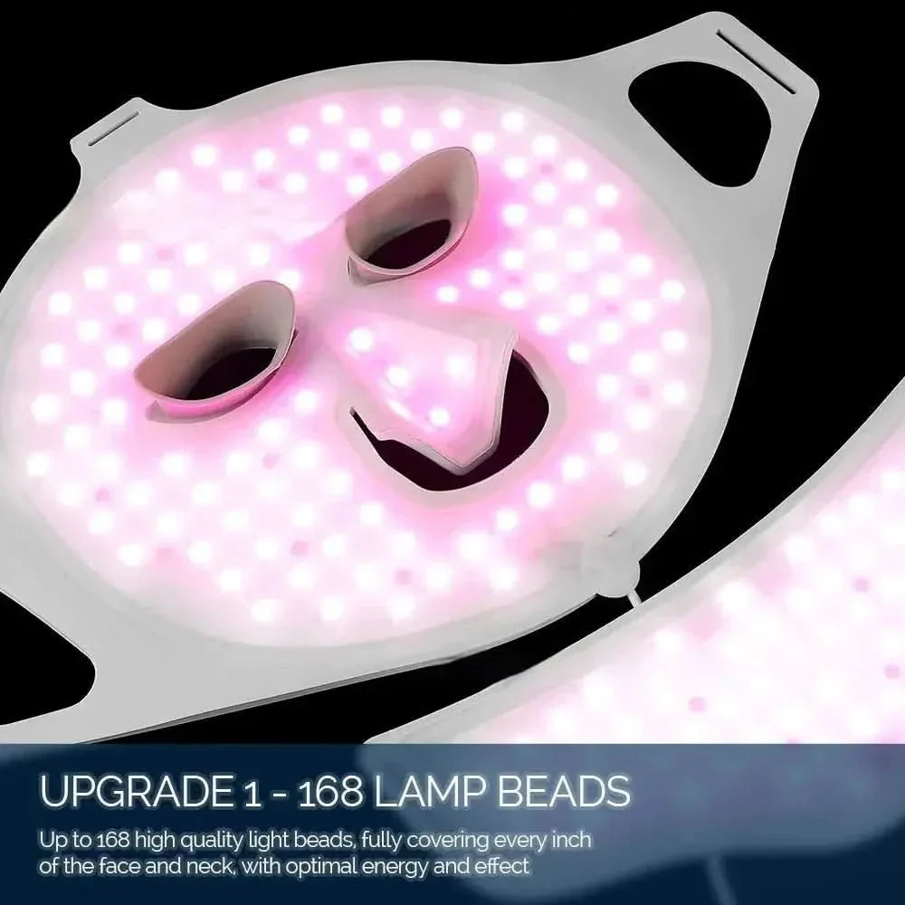 7-Color LED Silicone Face Mask Skin Rejuvenation & Acne Treatment
