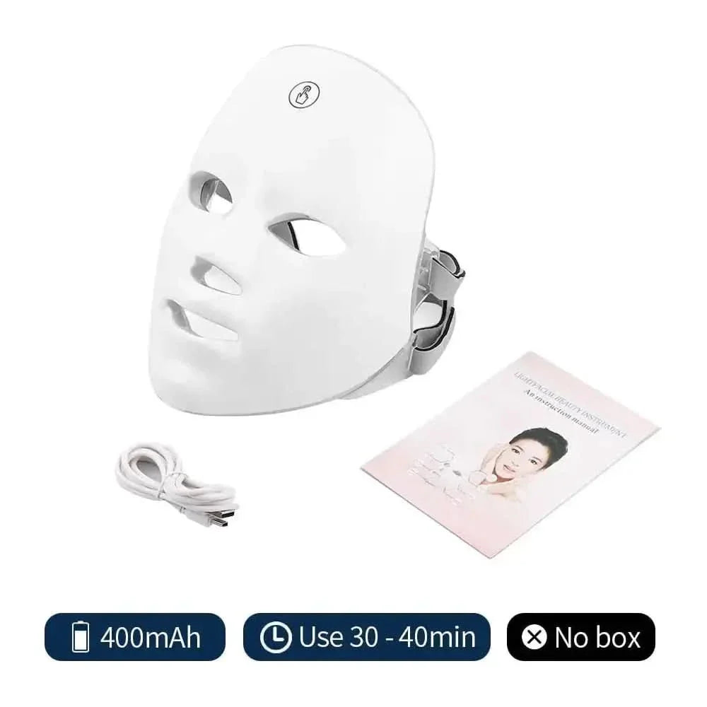7 Colors Cycle Beauty Mask LED Light Therapy for Glowing Skin