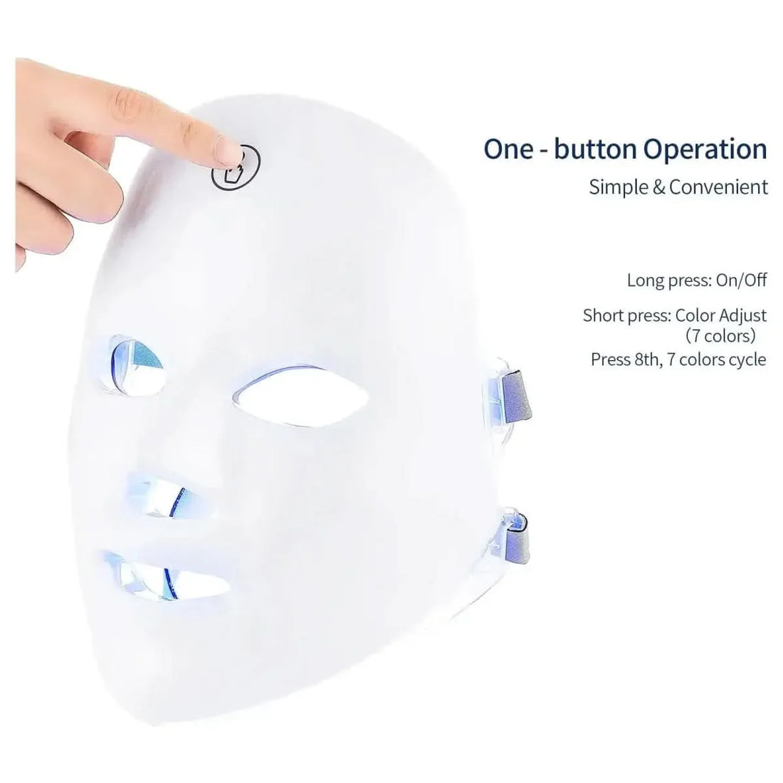 7 Colors Cycle Beauty Mask LED Light Therapy for Glowing Skin