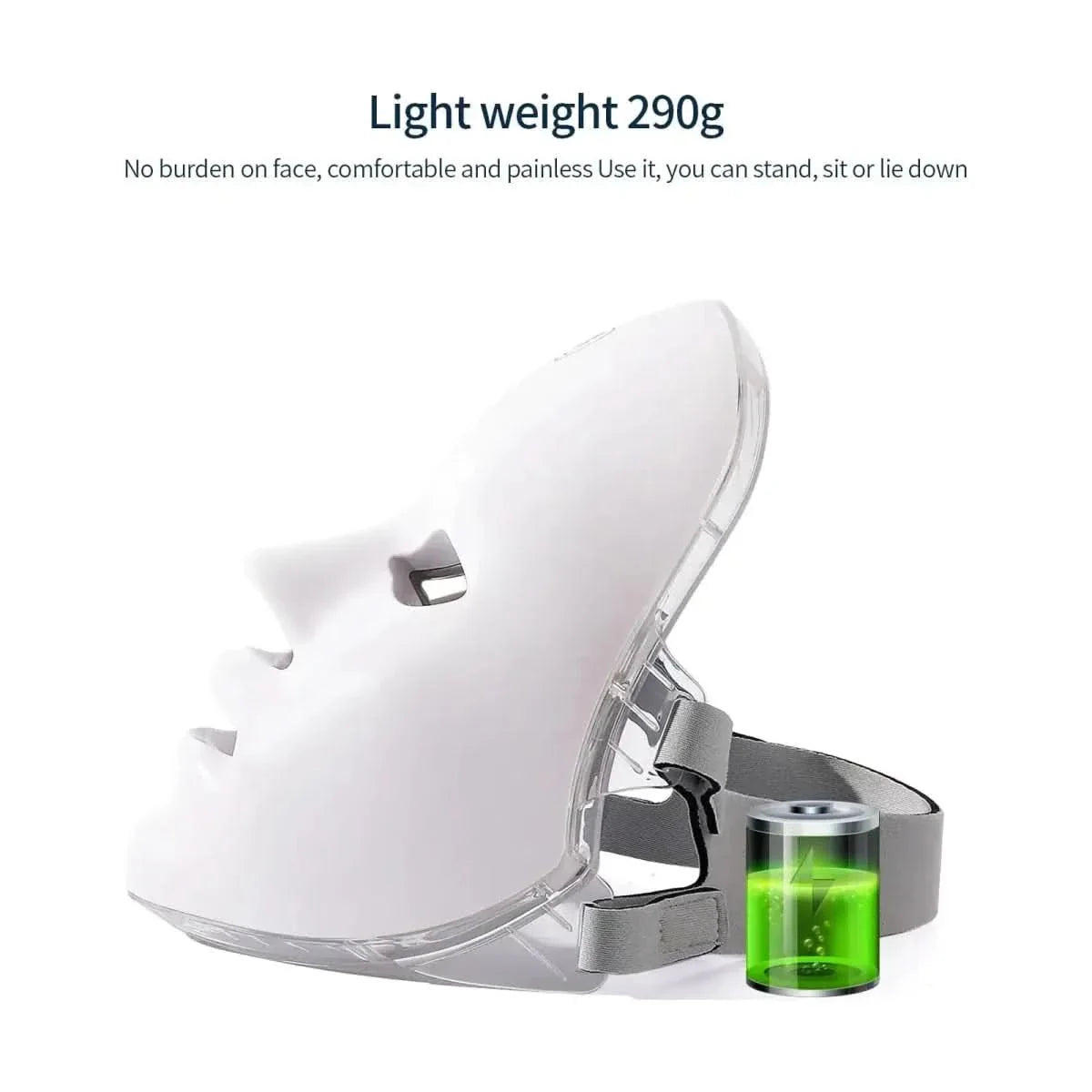 7 Colors Cycle Beauty Mask LED Light Therapy for Glowing Skin