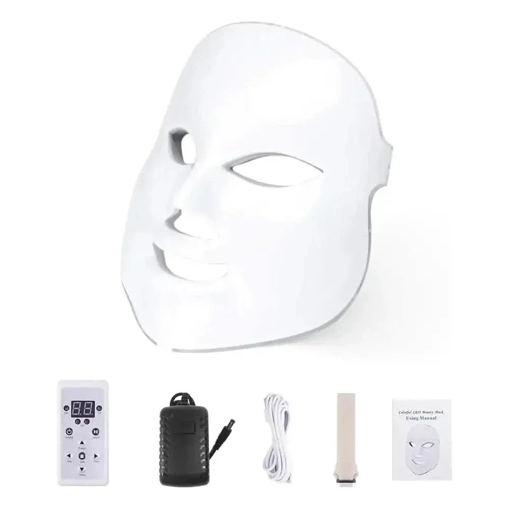 7 Colors LED Facial Mask Advanced Light Therapy for Anti-Aging & Radiant Skin
