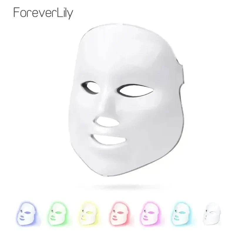 7 Colors LED Facial Mask Advanced Light Therapy for Anti-Aging & Radiant Skin