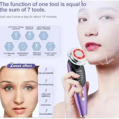 7-in-1 Facial Lifter and Massager: Restore Youthful Glow & Firmness