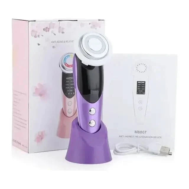 7-in-1 Facial Massager Advanced Anti-Aging Therapy & Skin Rejuvenation