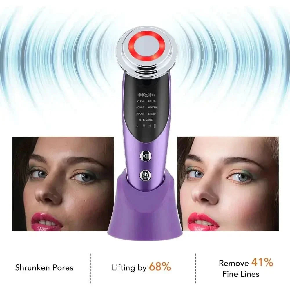 7-in-1 Facial Massager Advanced Anti-Aging Therapy & Skin Rejuvenation