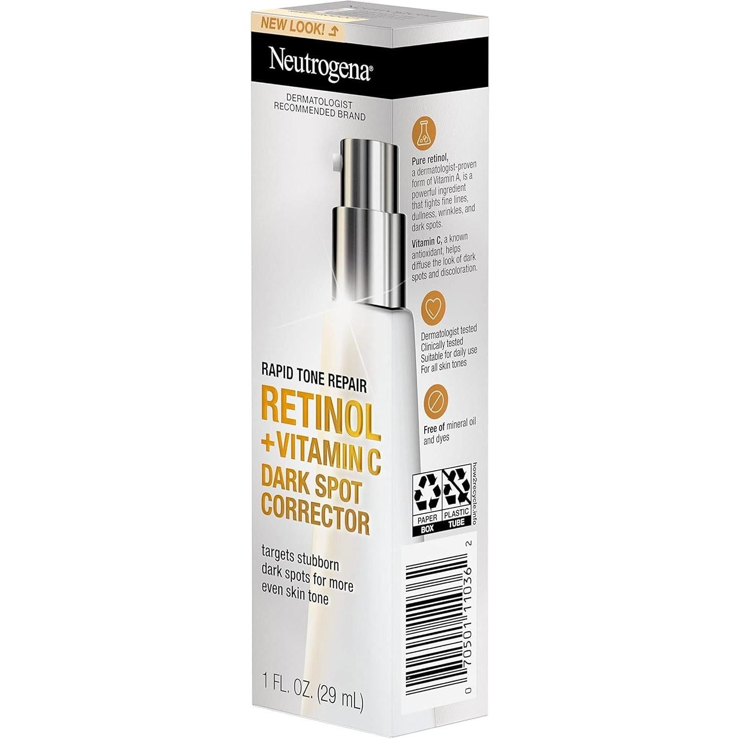 Neutrogena Rapid Tone Repair | Retinol + Vitamin C Dark Spot Corrector 30ml Neutrogena
