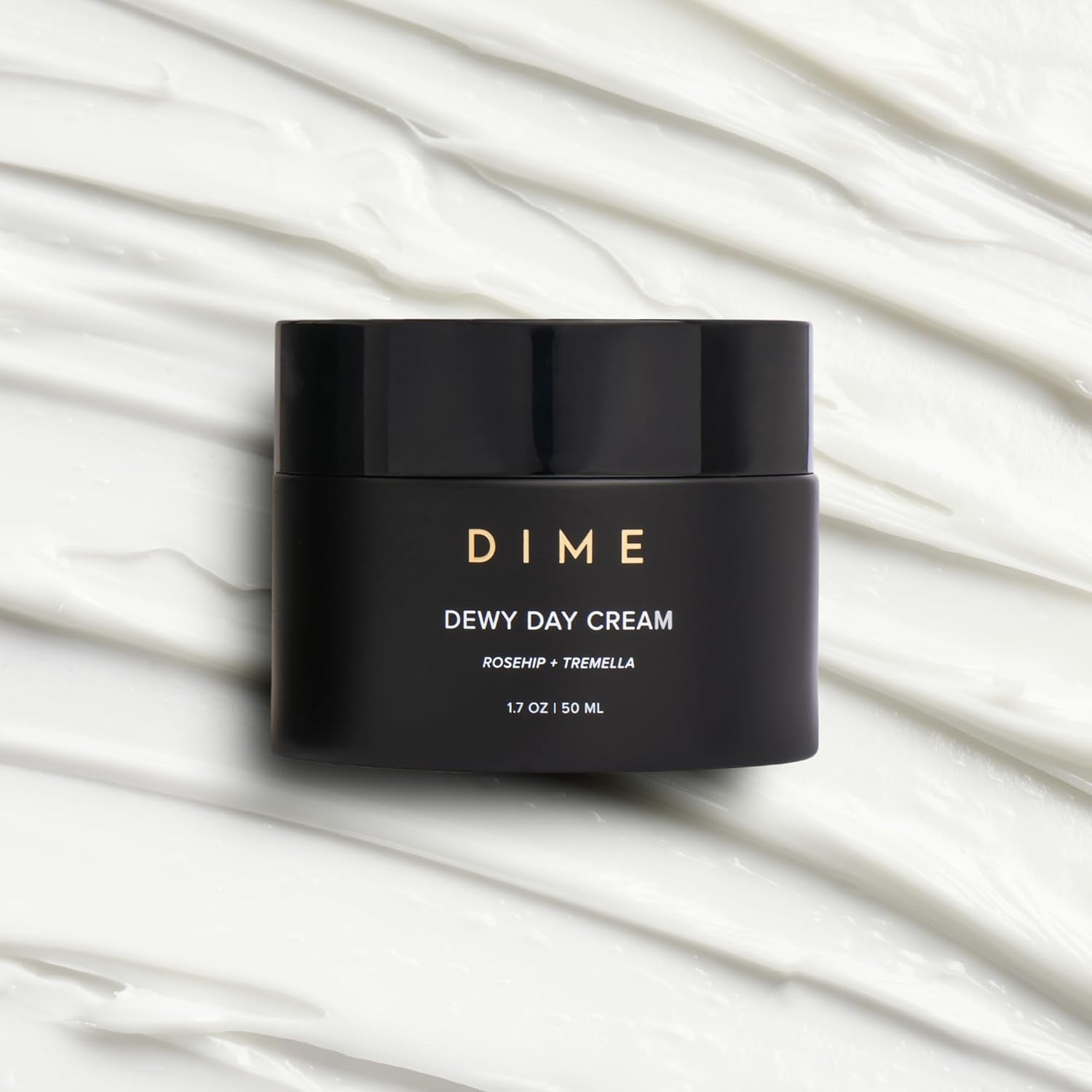 DIME Dewy Day Cream - 50ml | Lightweight, Vegan Daily Moisturiser for Hydration, Firmness & Radiance